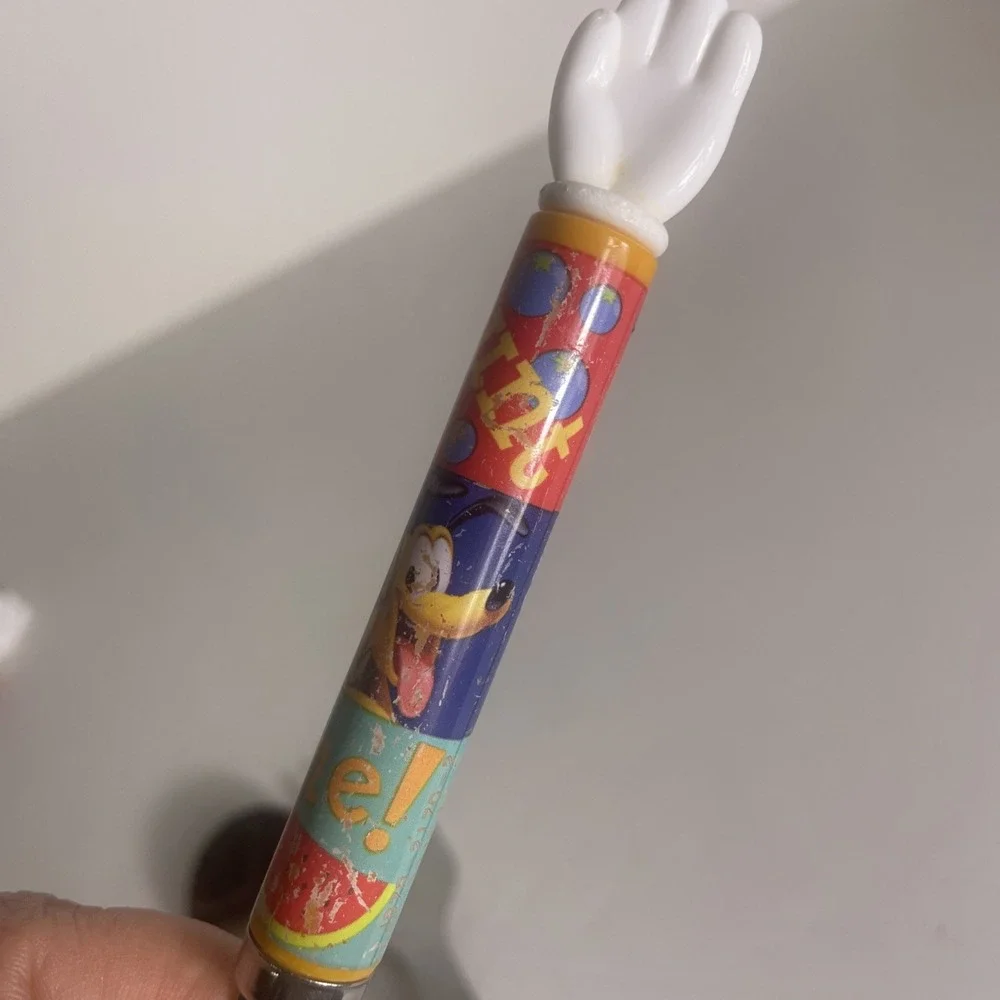 Vintage 90s Baby Disney Mickey Mouse Spoon And Forks Plastic And Stainless Steel